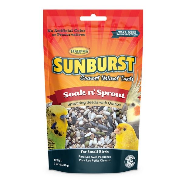 Sunburst Treat - Parakeet - Soak n&#39; Sprout - 3oz (85.05g)