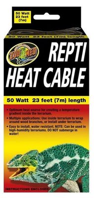 ZooMed - Repti Heat Cable - 50w/23ft (7m)