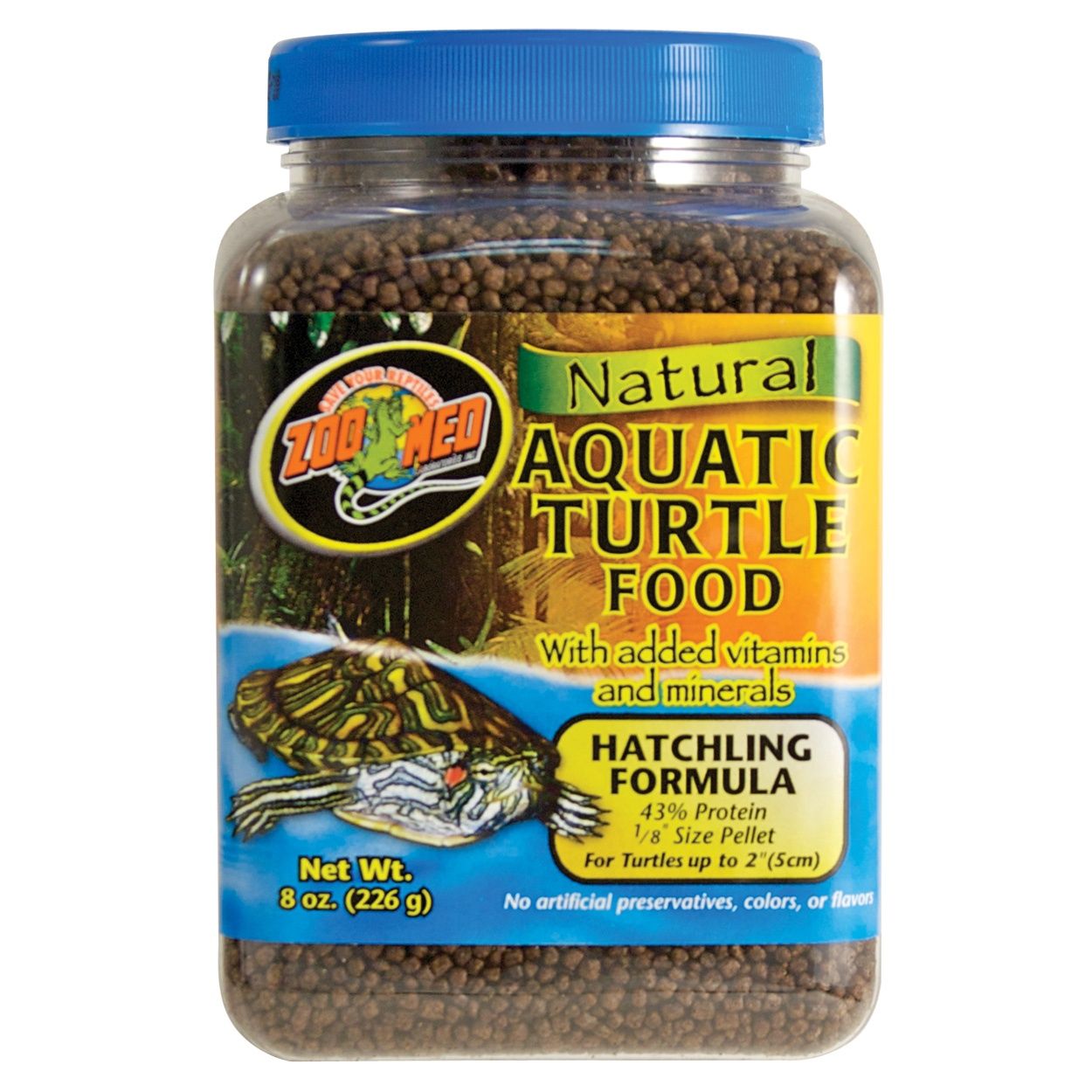 ZooMed - Natural Aquatic Turtle Food - Hatchling Formula - 7.5 oz ( 226g )