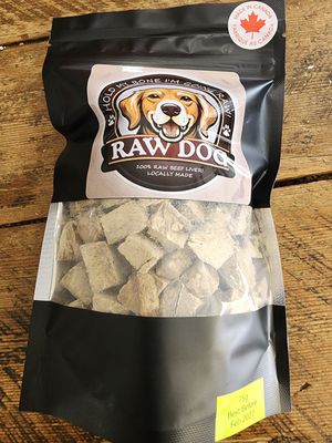 Raw Dog - 100% Freeze Dried Beef Liver - 75g