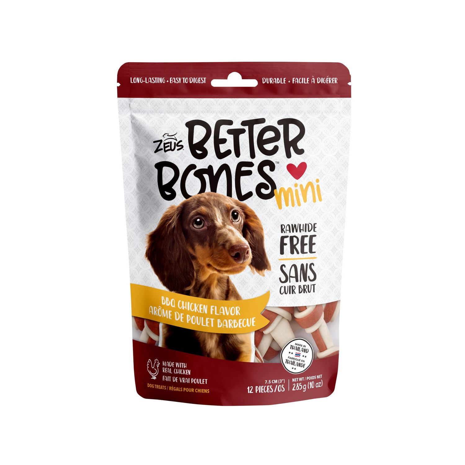Zeus Better Bones - BBQ Chicken Flavor - Mini Bones - 12 pack