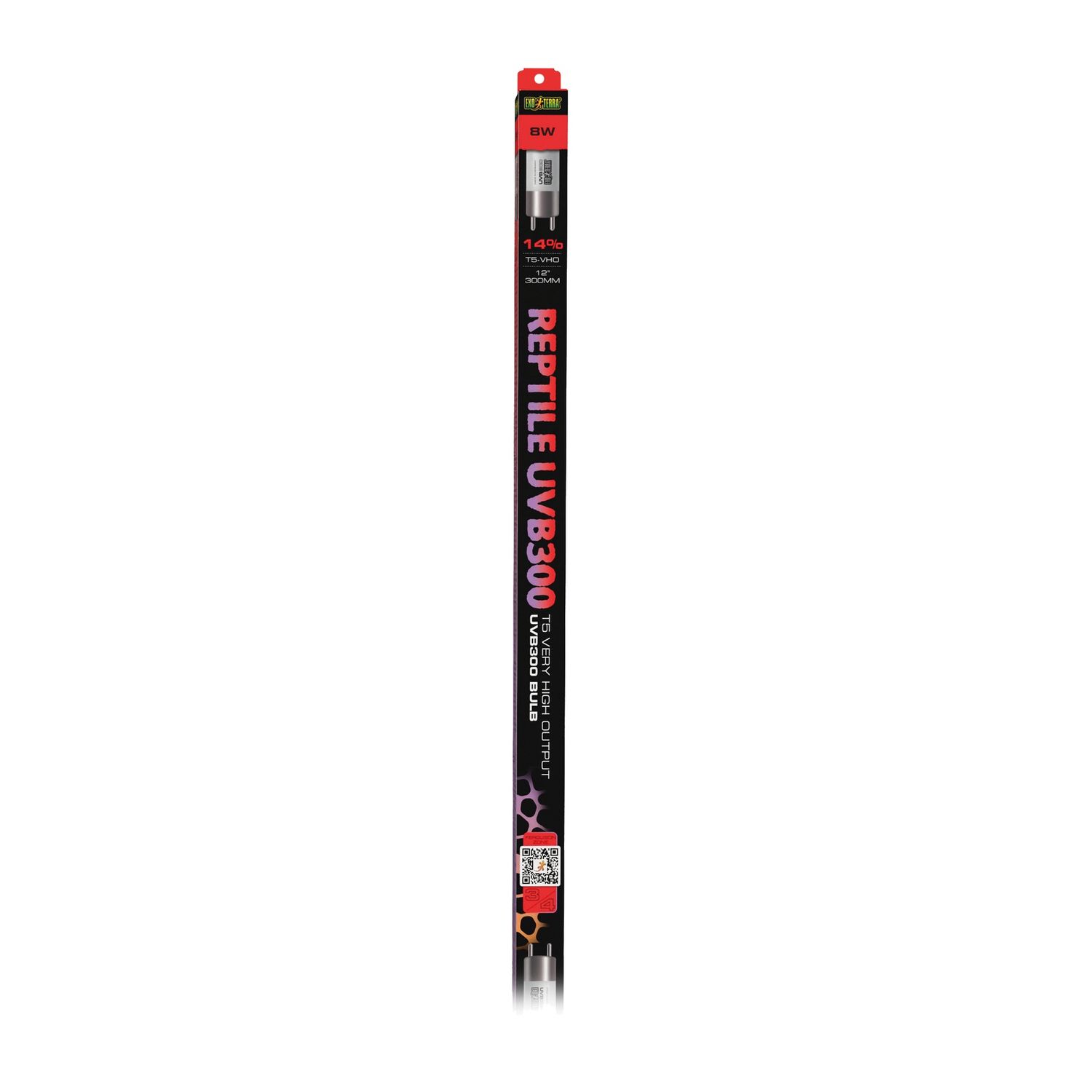 Exo Terra Reptile UVB300 T5 Very High Output Bulb - 8W - 300MM (12 in)