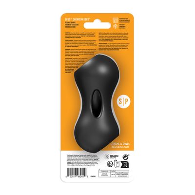Zeus Chewchasers Rubber Treat Peanut - Black - Small - 11 cm (4.3 in)