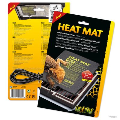 Exo Terra Self-regulating Heat Mat - 4W - 18 x 10 cm (7 x 4 in)