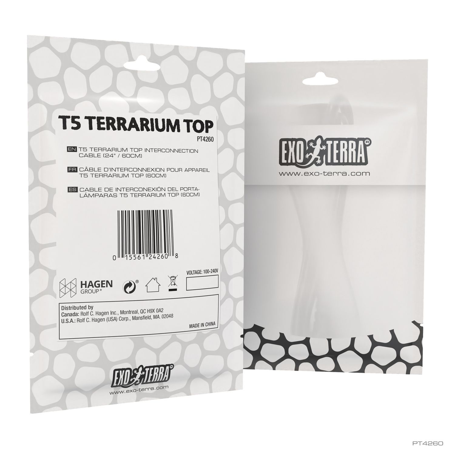 Exo Terra T5 Terrarium Top Interconnection Cable - 60 cm (24 in)