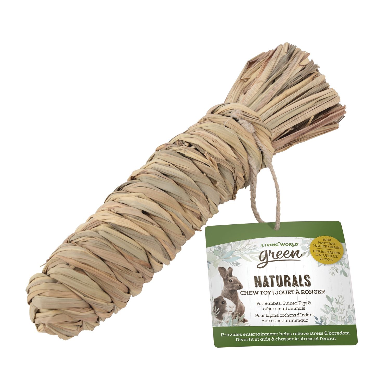 Living World Green Naturals Chew Toy - Carrot