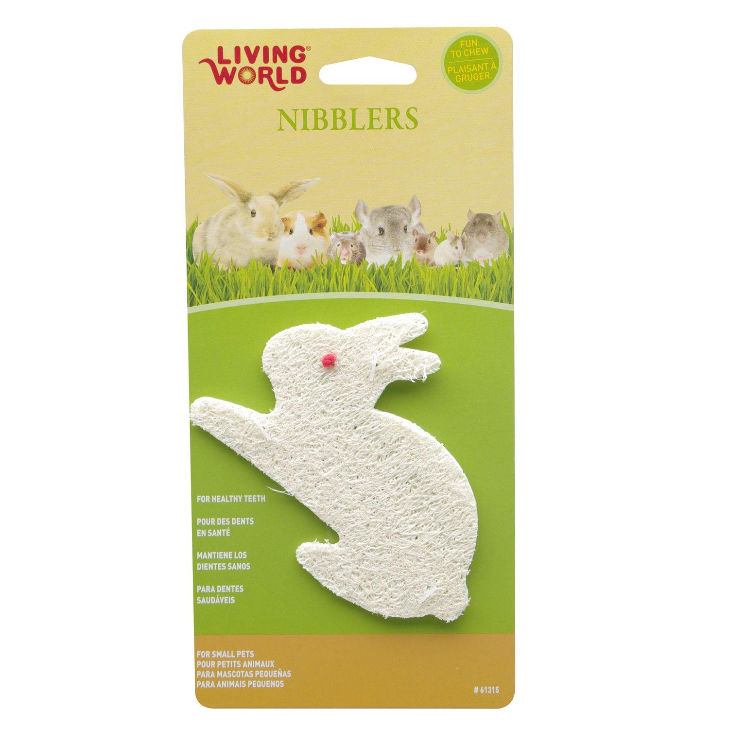 Living World Nibblers Loofah - Rabbit
