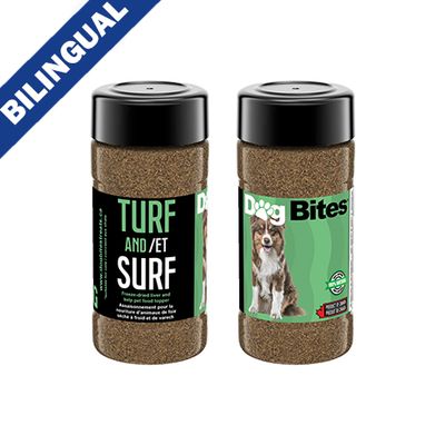 Dog Bites® Turf and Surf Freeze-Dried Liver and Kelp Pet Food Topper 100g