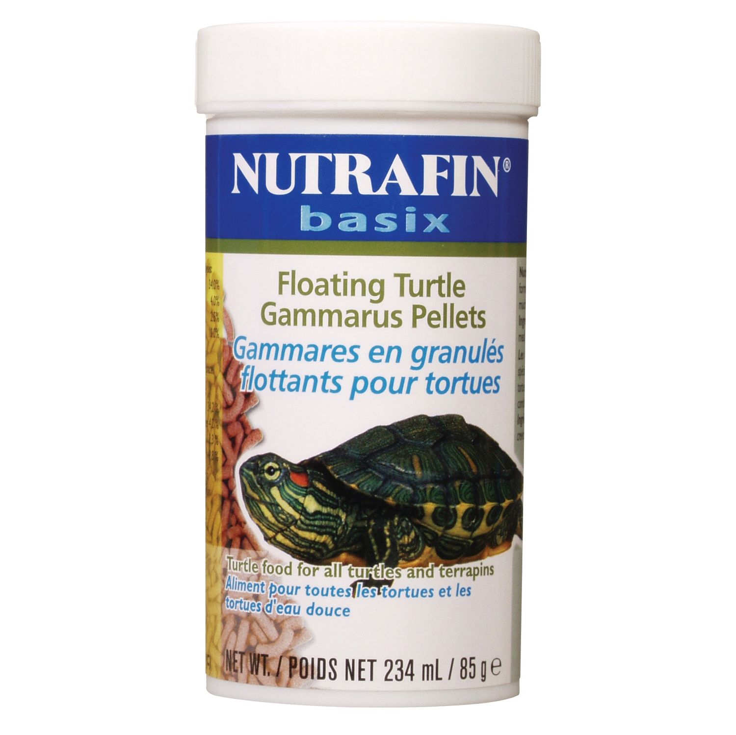 Nutrafin Basix Turtle Gammarus Pellet, 85g_3oz