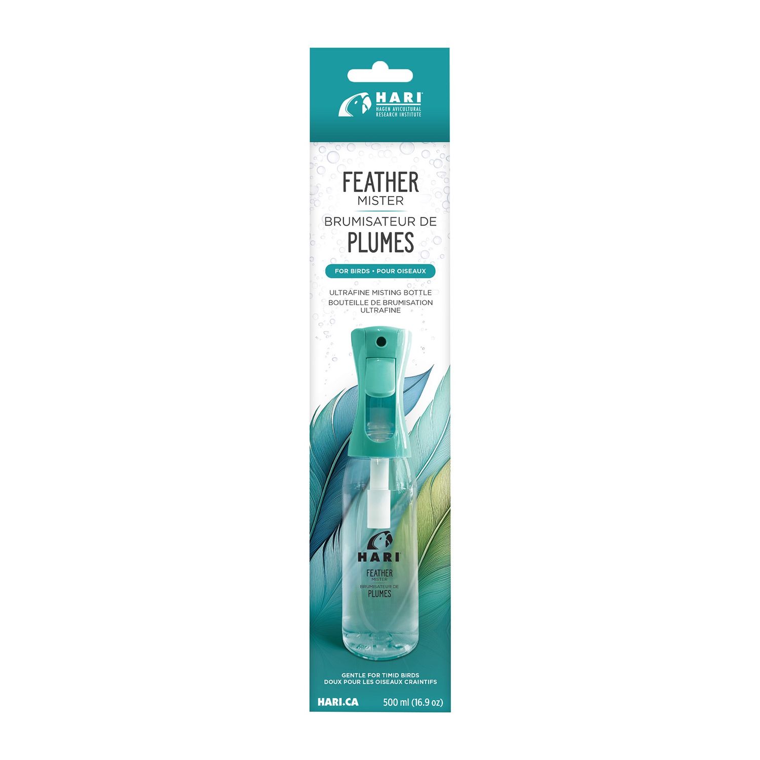 HARI Feather Mister - 500 ml capacity - Teal