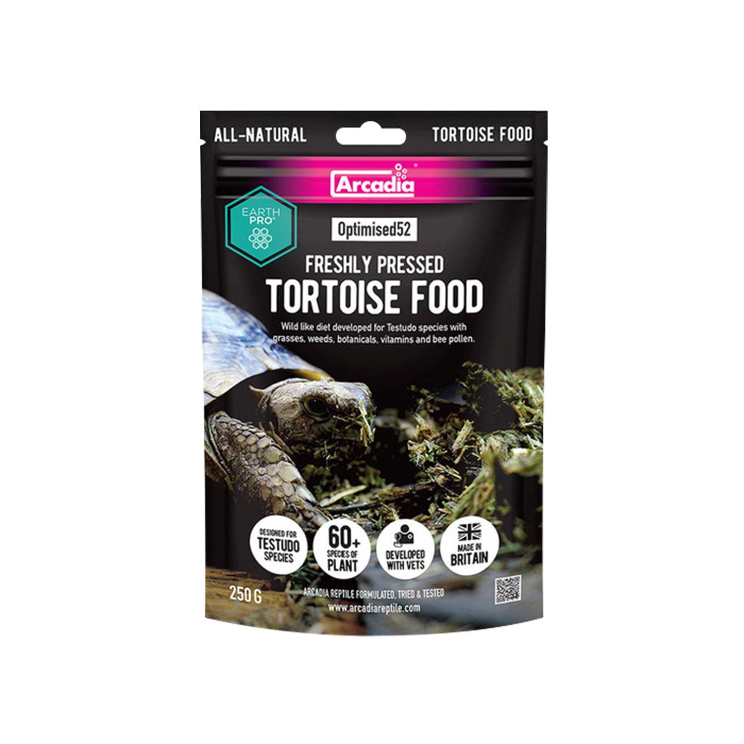 Arcadia - Optimised52 Freshly Pressed Tortoise Food - 250G