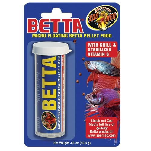 ZooMed - Micro Floating Betta Pellet Food - .65oz (18.4g)