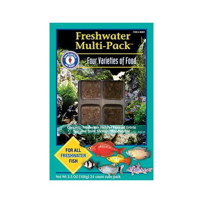 San Francisco Bay Brand® Freshwater Multi-Pack Cubes Frozen Fish Food 3.5oz