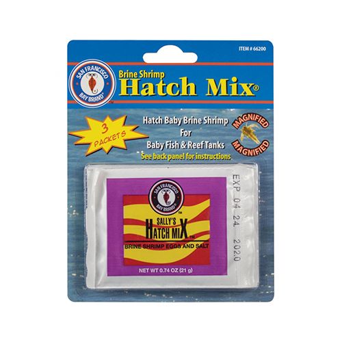 San Francisco Bay Brand® Brine Shrimp Hatch Mix Frozen Fish Food 3 x 0.74oz Packages
