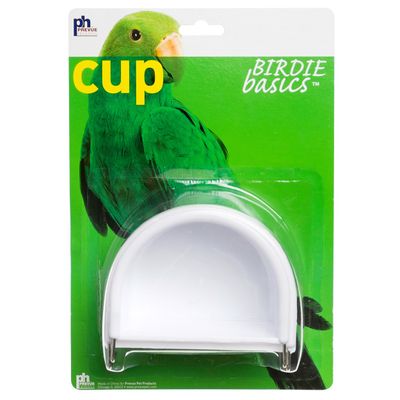 Prevue Hendryx - Birdie Basics Hanging Half-Round Bird Cage Cup - Large