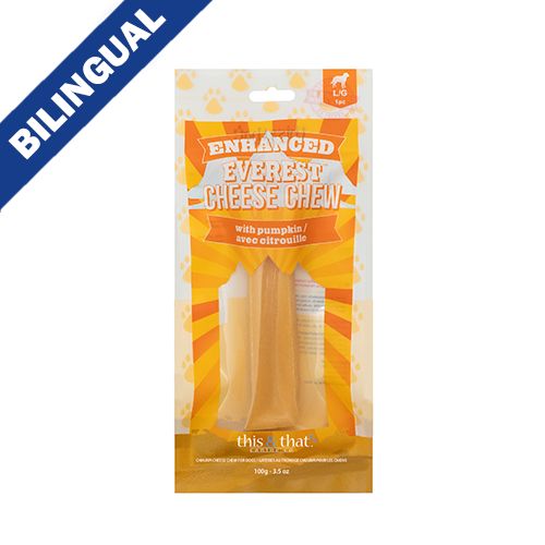 This &amp; That® Enhanced Everest Chew Pumpkin Large 100gm