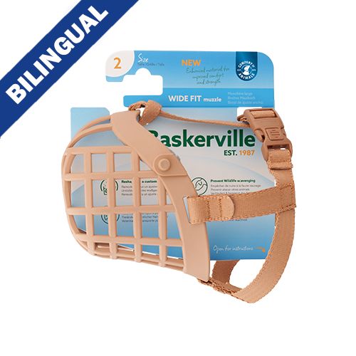 Company of Animals® Baskerville® Wide Fit Muzzle Size 2