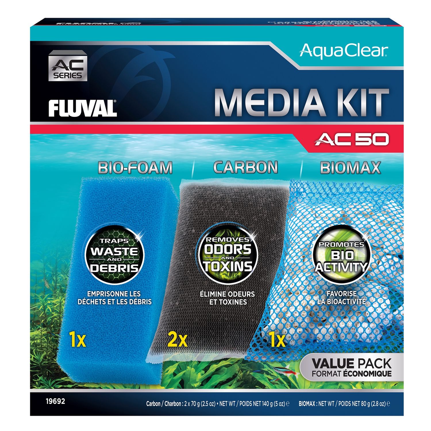 Media Maintenance Kit for AquaClear AC50 Power Filter