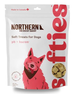Northern Pet Softies PB &amp; Bacon Treats Dog 170g
