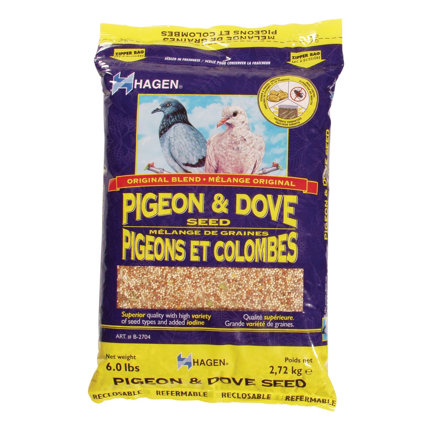 Hagen Pigeon &amp; Dove Staple VME Seed - 2.72 kg (6 lb)