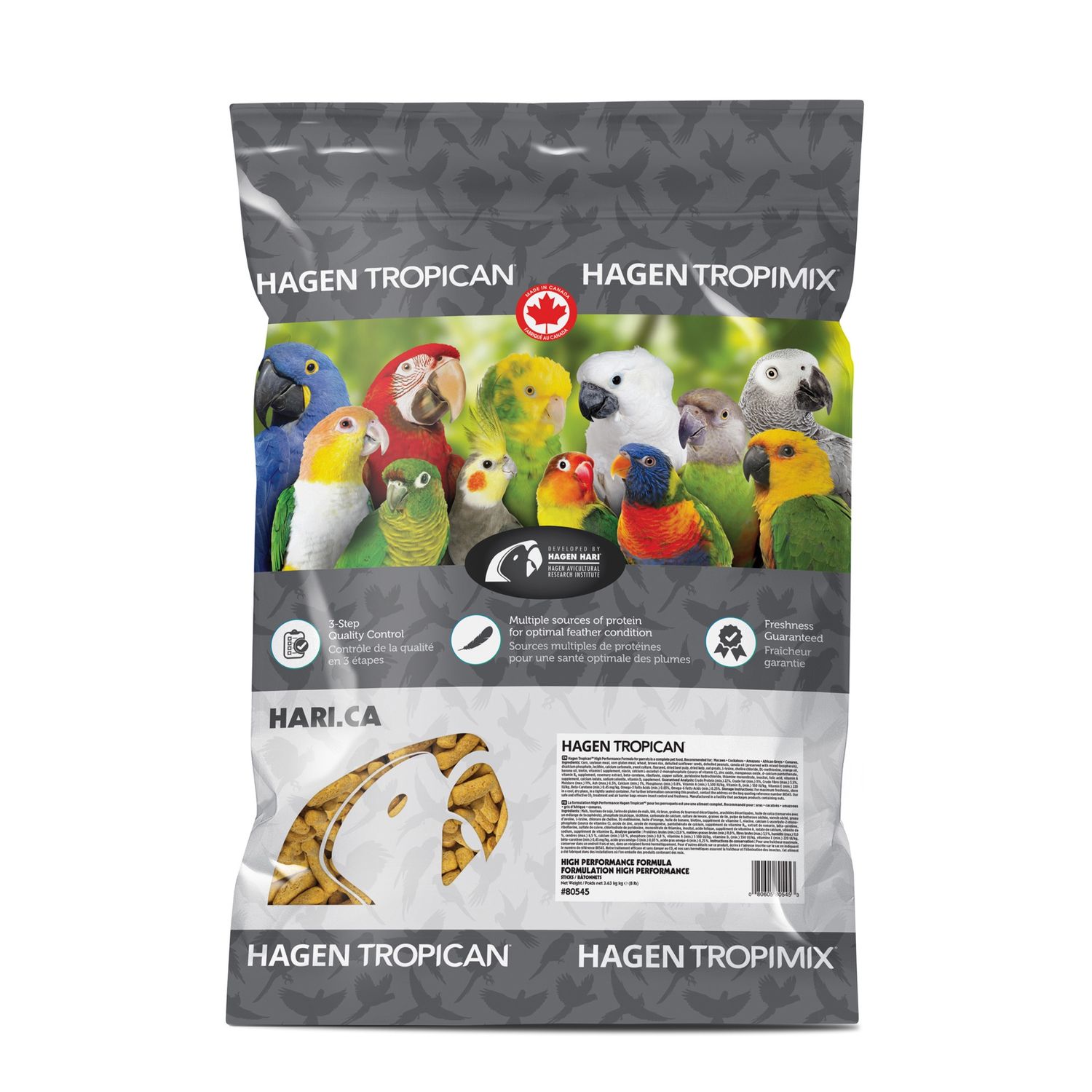 Tropican High Performance Sticks for Parrots - 3.63 kg (8 lb)