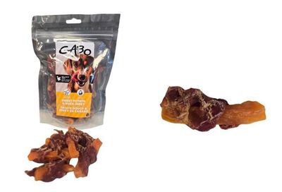 Gabo Jerky, Sweet Potato &amp; Duck, Dog Treats 227g