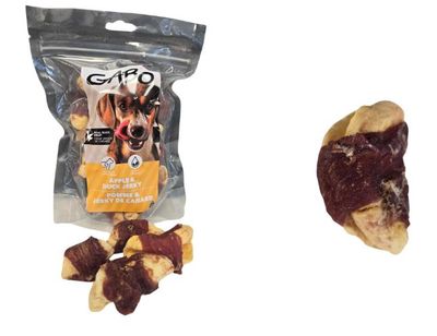 Gabo Jerky, Apple &amp; Duck, Dog Treats 227g