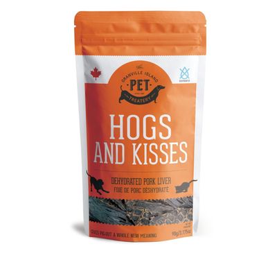 Granville Hogs And Kisses Pork Liver Dehydrated Treats Dog 90g