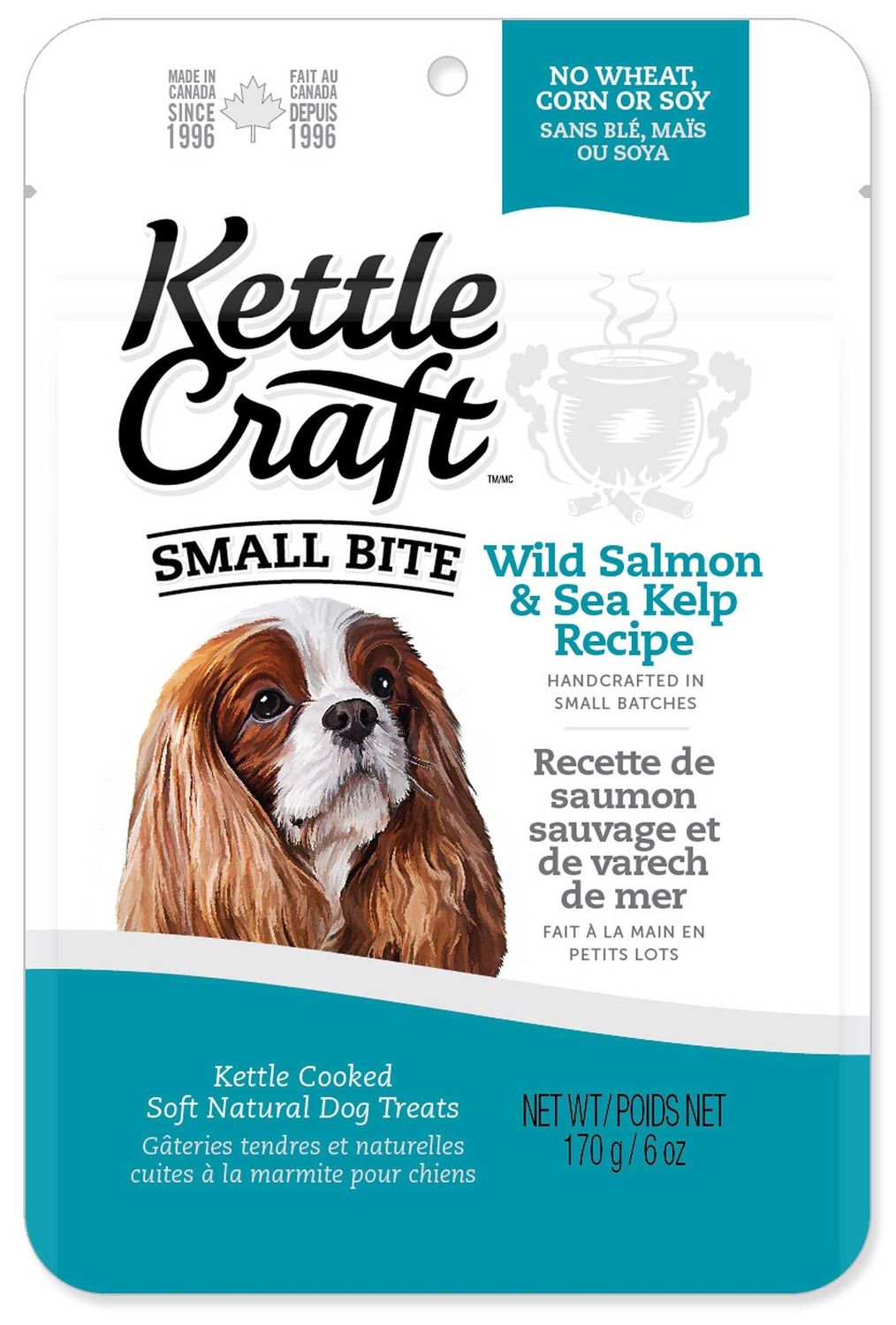 Kettle Craft Wild Salmon And Sea Kelp Small Bite Dog 170g
