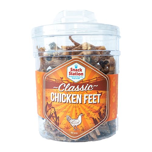 This &amp; That® Snack Station Classic Chicken Feet All Natural Dog Treat