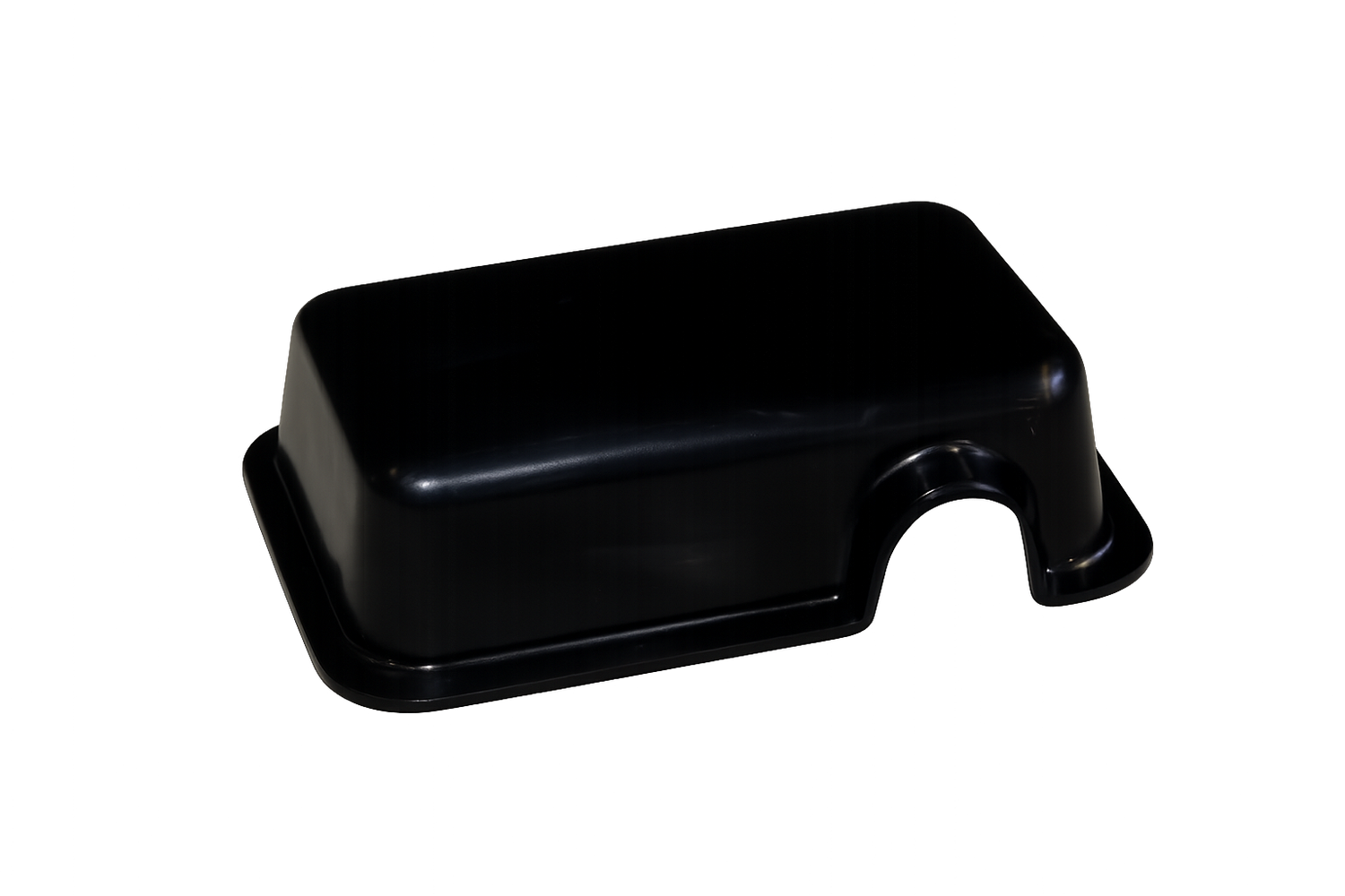 NewCal - Black Plastic Reptile Hide Box - X-SM