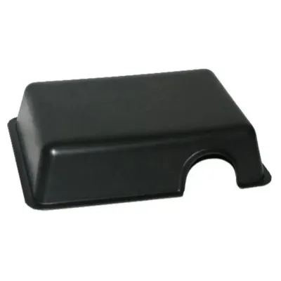 Black Plastic Reptile Hide Box - Lg