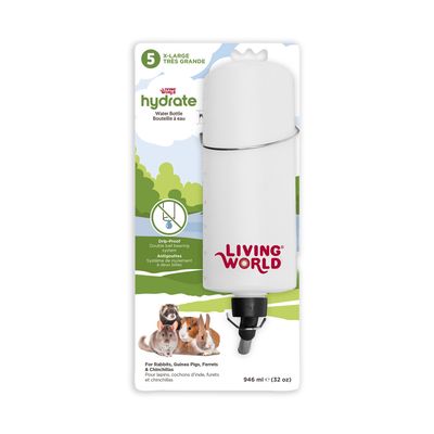 Living World Hydrate Leak-Proof Plastic Water Bottle - XLarge - 946 ml (32 oz)