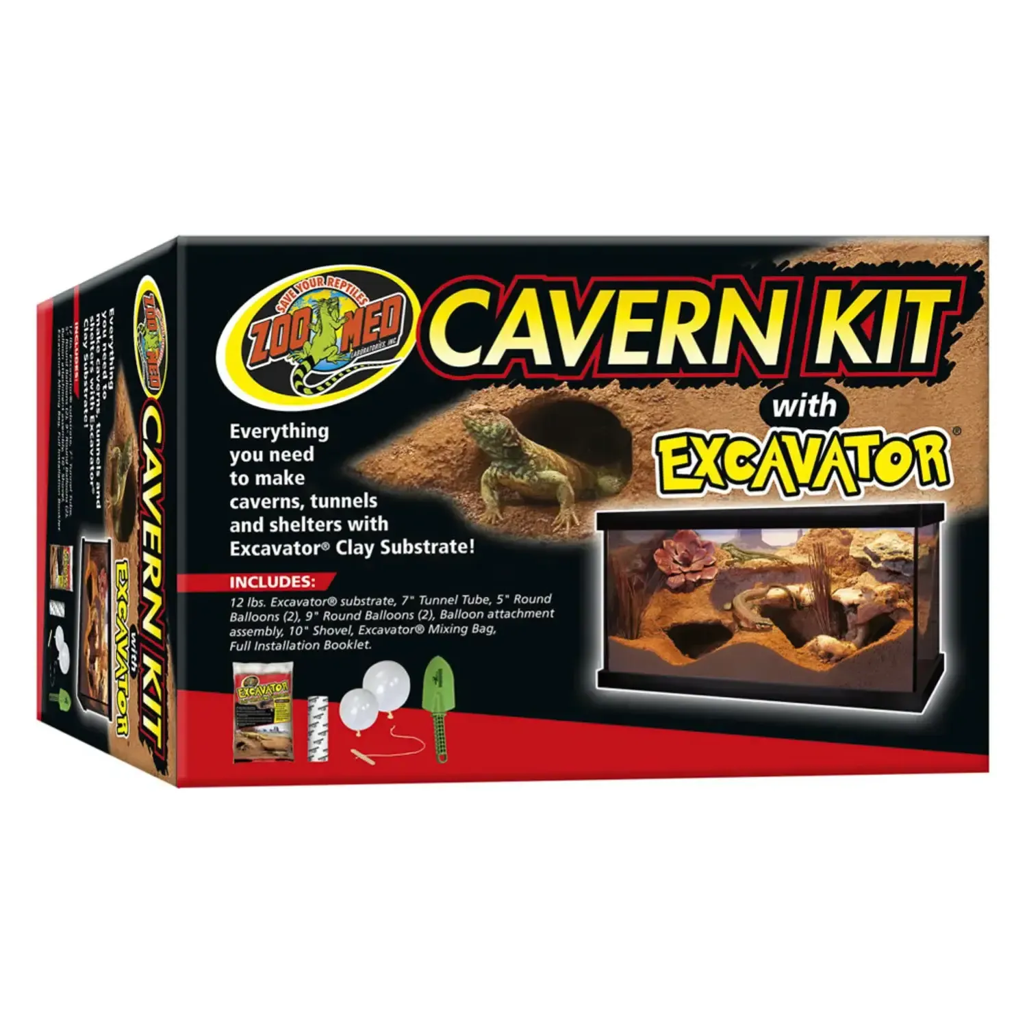 Zoo Med - Cavern Kit With Excavator