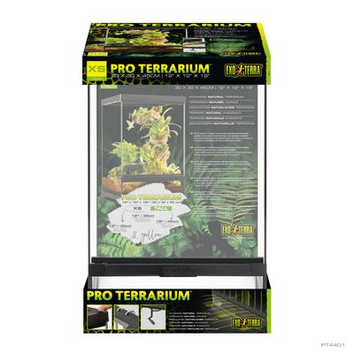 Exo Terra Pro Terrarium Advanced Natural Terrarium - X-Small-Tall - 30 x 30 x 45 cm