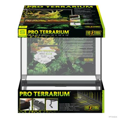 Exo Terra Pro Terrarium Advanced Natural Terrarium - Small-Wide - 45 x 45 x 45 cm