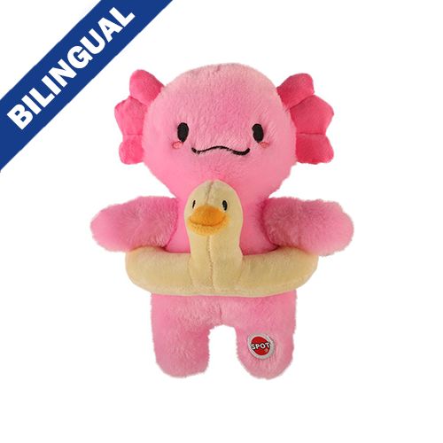 SPOT® Axolotl with Duck Tube 10" Plush Dog Toy