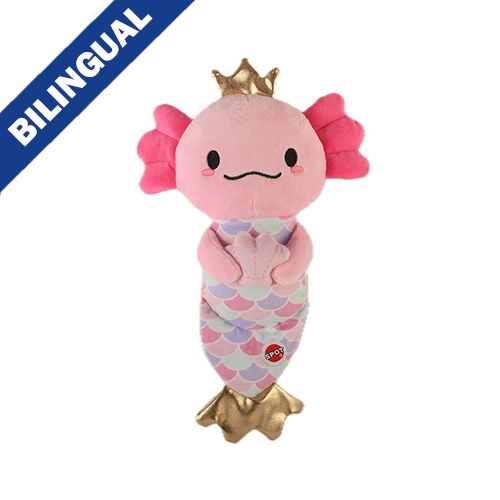 SPOT® Axolotl Mermaid 10" Plush Dog Toy