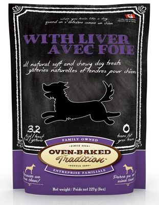 Oven-Baked Tradition Soft And Chewy Liver Dog 8oz (227g)