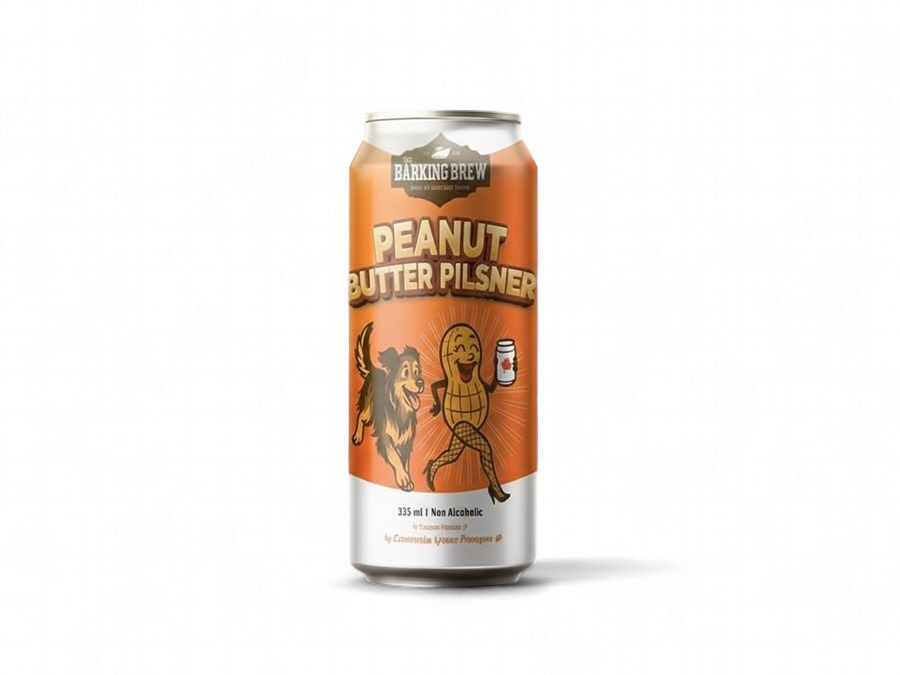 Barking Brew Peanut Butter Pilsner 355mL