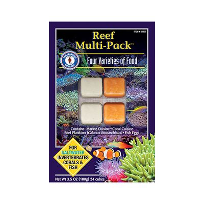 San Francisco Bay Brand® Reef Multi-Pack Cubes Frozen Fish Food 3.5oz (100g)
