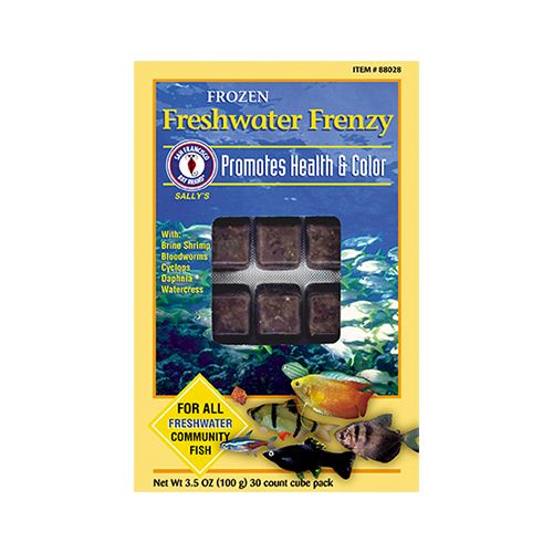 San Francisco Bay Brand® Freshwater Frenzy Cubes Frozen Fish Food 3.5oz (100g)