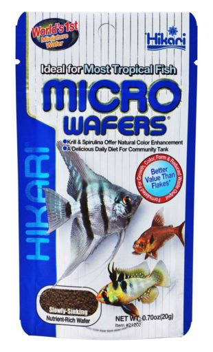 Hikari - Tropical Micro Wafers Slow Sinking Wafer Fish Food 0.7 oz (20g)
