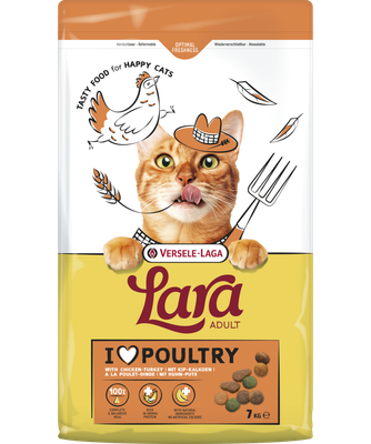 Versele-Laga - Lara - Adult with Chicken-Turkey - 7kg - Cat Food