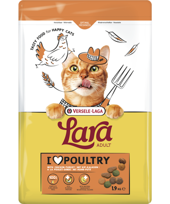 Versele-Laga - Lara - Adult with Chicken-Turkey - 1.9kg - Cat Food