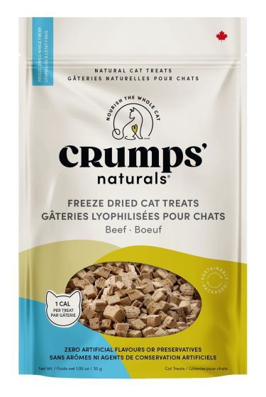 Crumps Freeze Dried Beef Cat Treats 30g