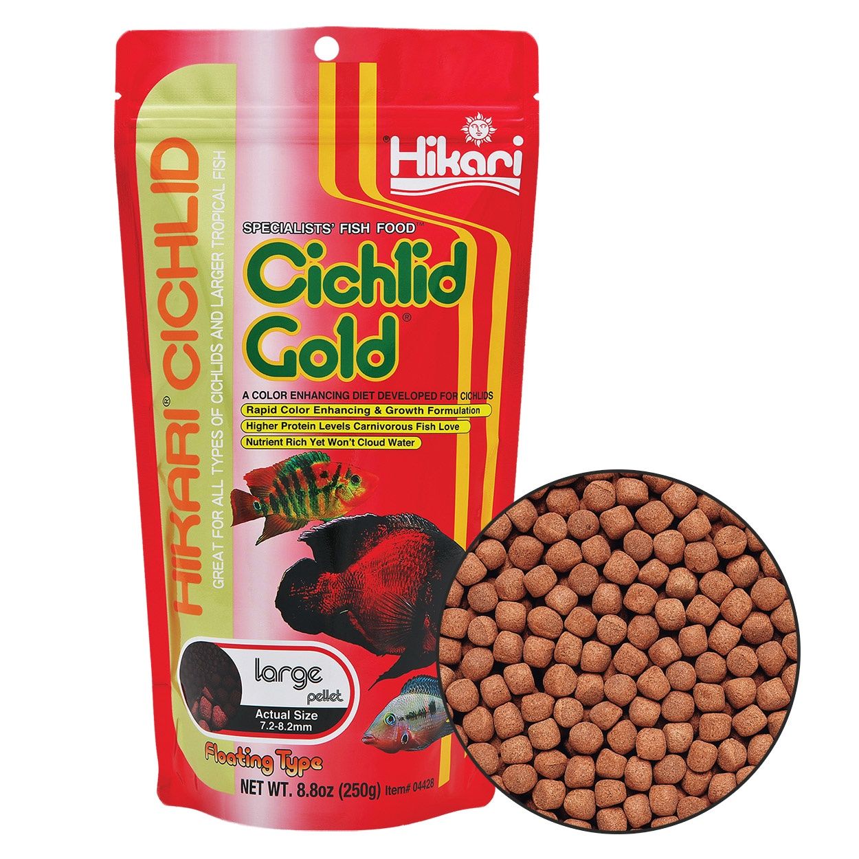 Hikari - Cichlid Gold - Large Pellets - 8.8 oz (250g)