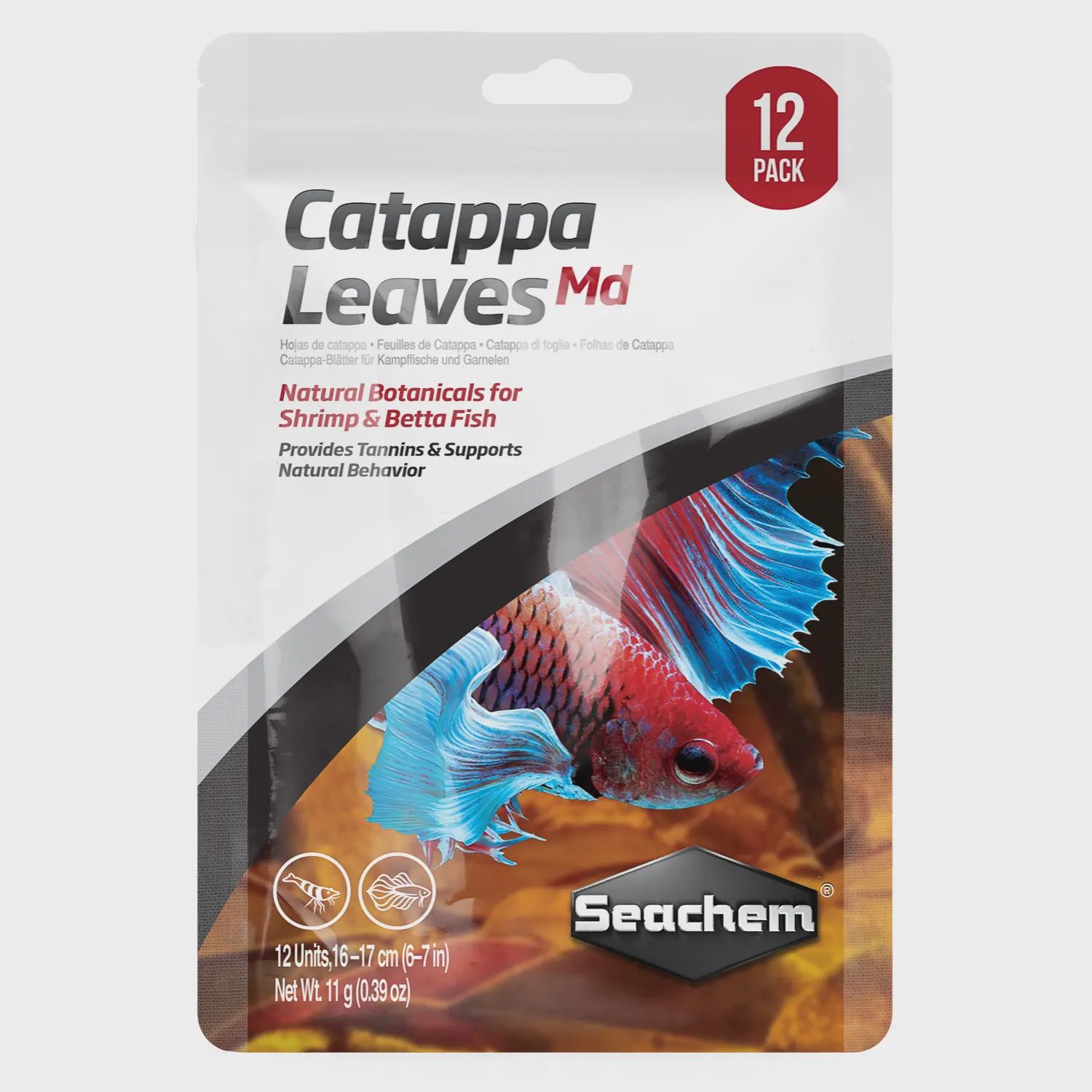 Seachem - Catappa Leaves Medium (12 pack)
