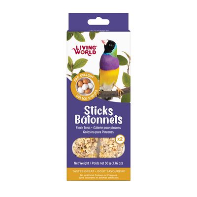 Living World Sticks - Finch Treat - Egg Delight - 2 pieces - 50 g (1.76 oz)