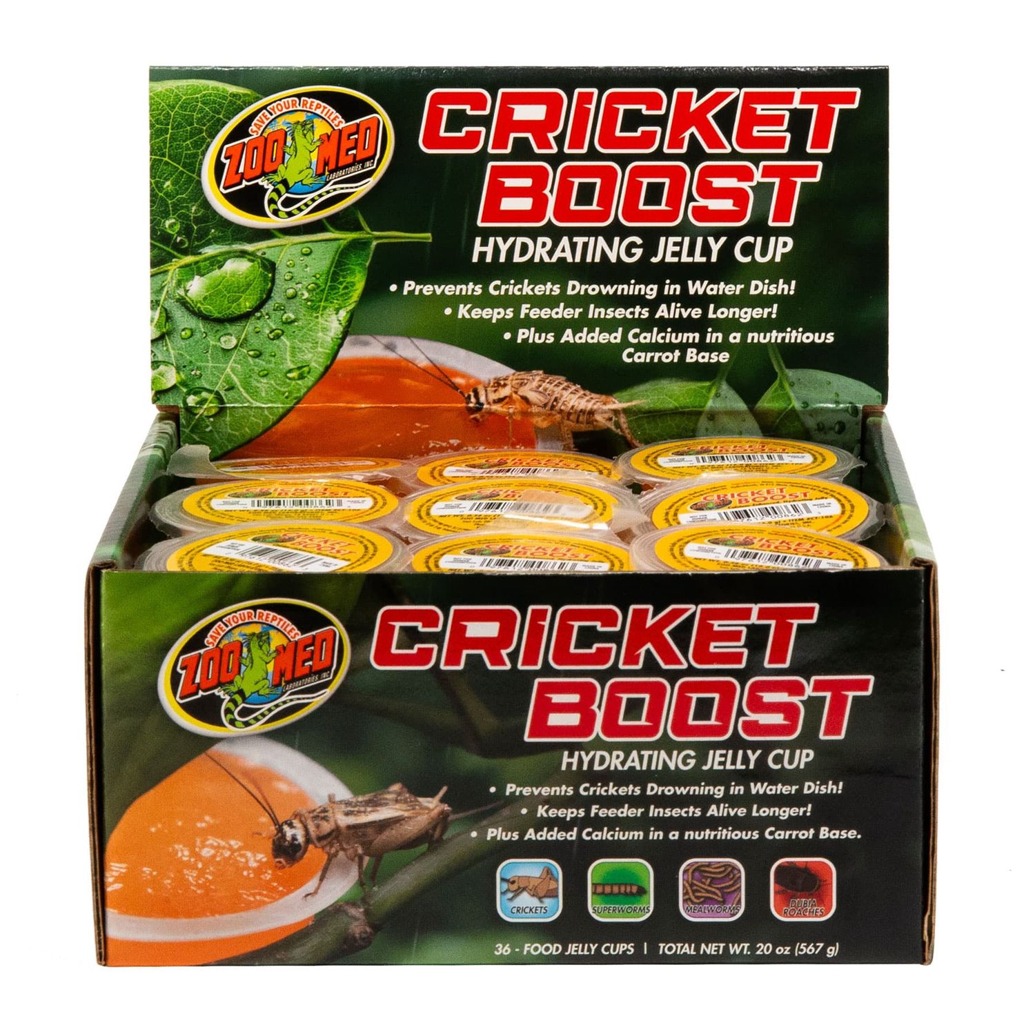 Zoo Med - Cricket Boost Hydrating Jelly Cup 0.56oz (16.0g)